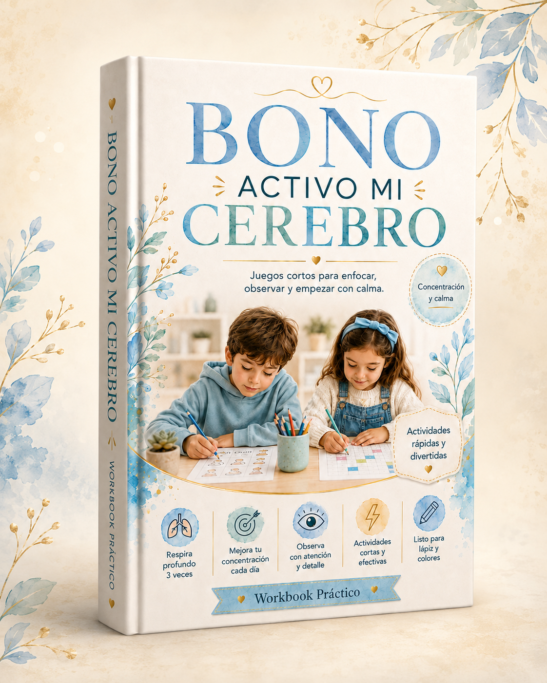 Portada del workbook Bono Activo Mi Cerebro