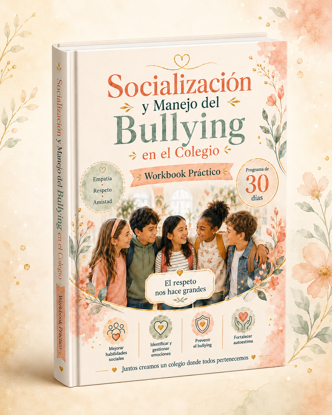 Portada del workbook Socialización y Manejo del Bullying